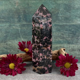 Large Rhodonite Tower