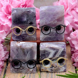 Amethyst Cutie with Glasses