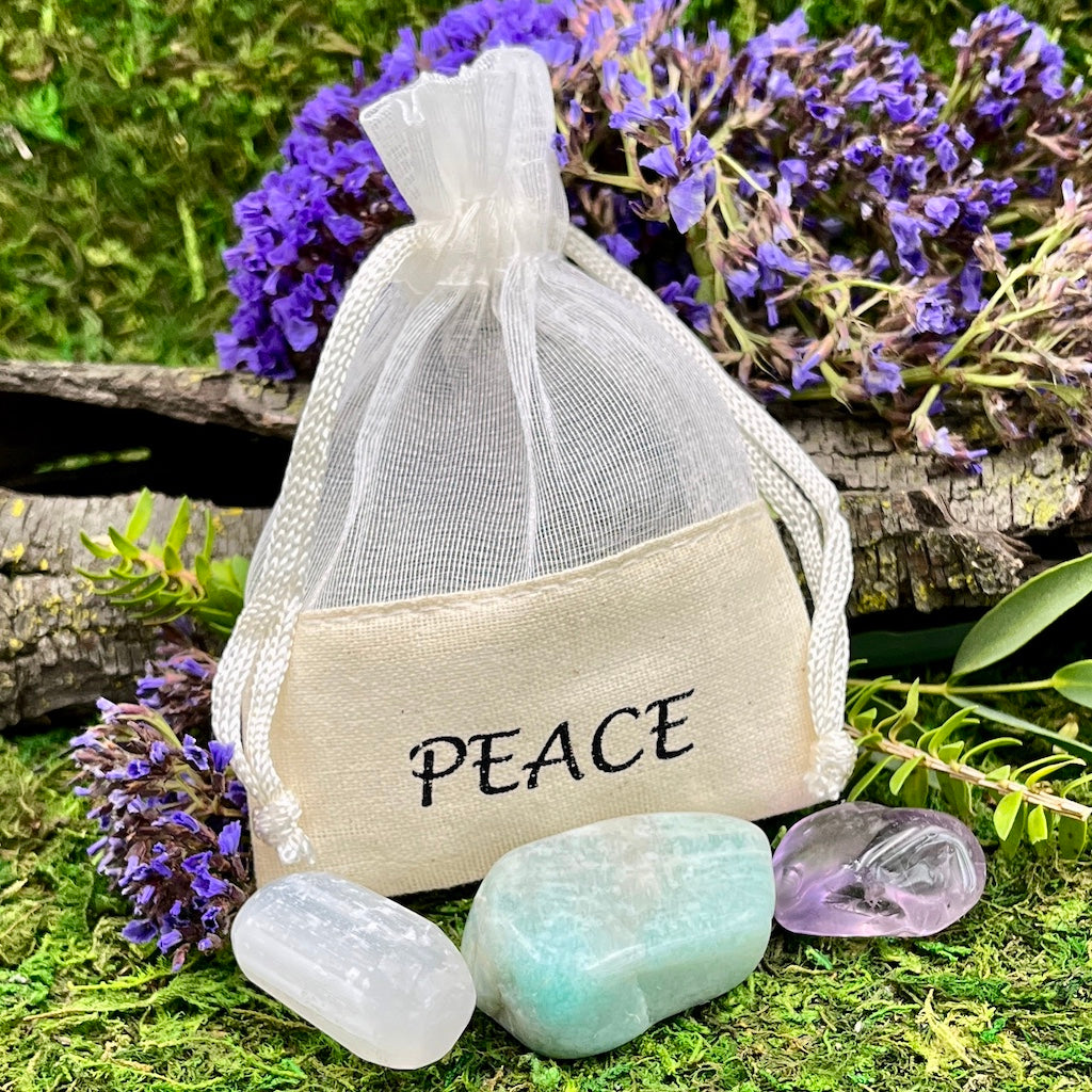 Peace - Pocket Rocks - Tumbled Stone Set