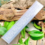 Etched Selenite Charging Bar - Spiral
