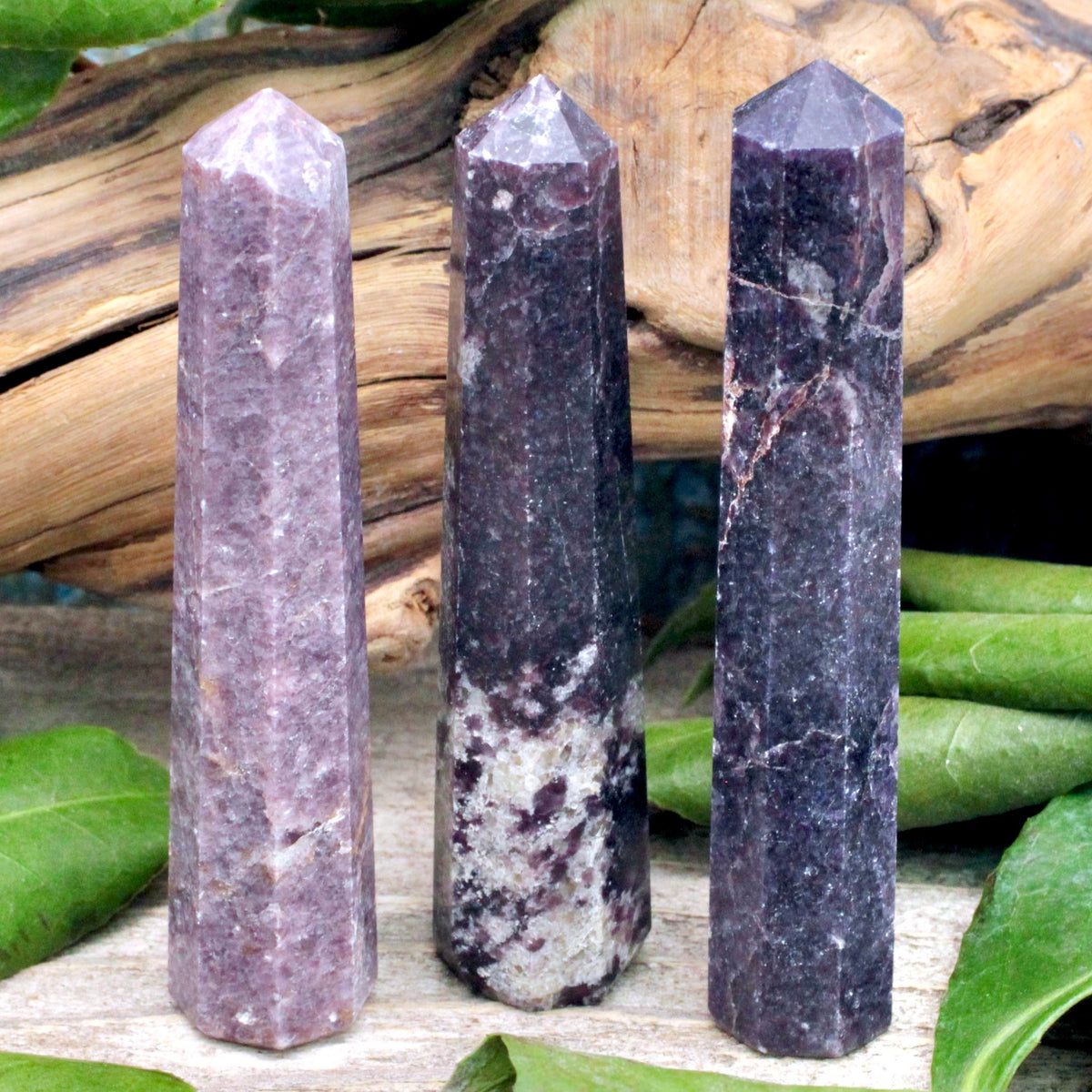 Lepidolite tower
