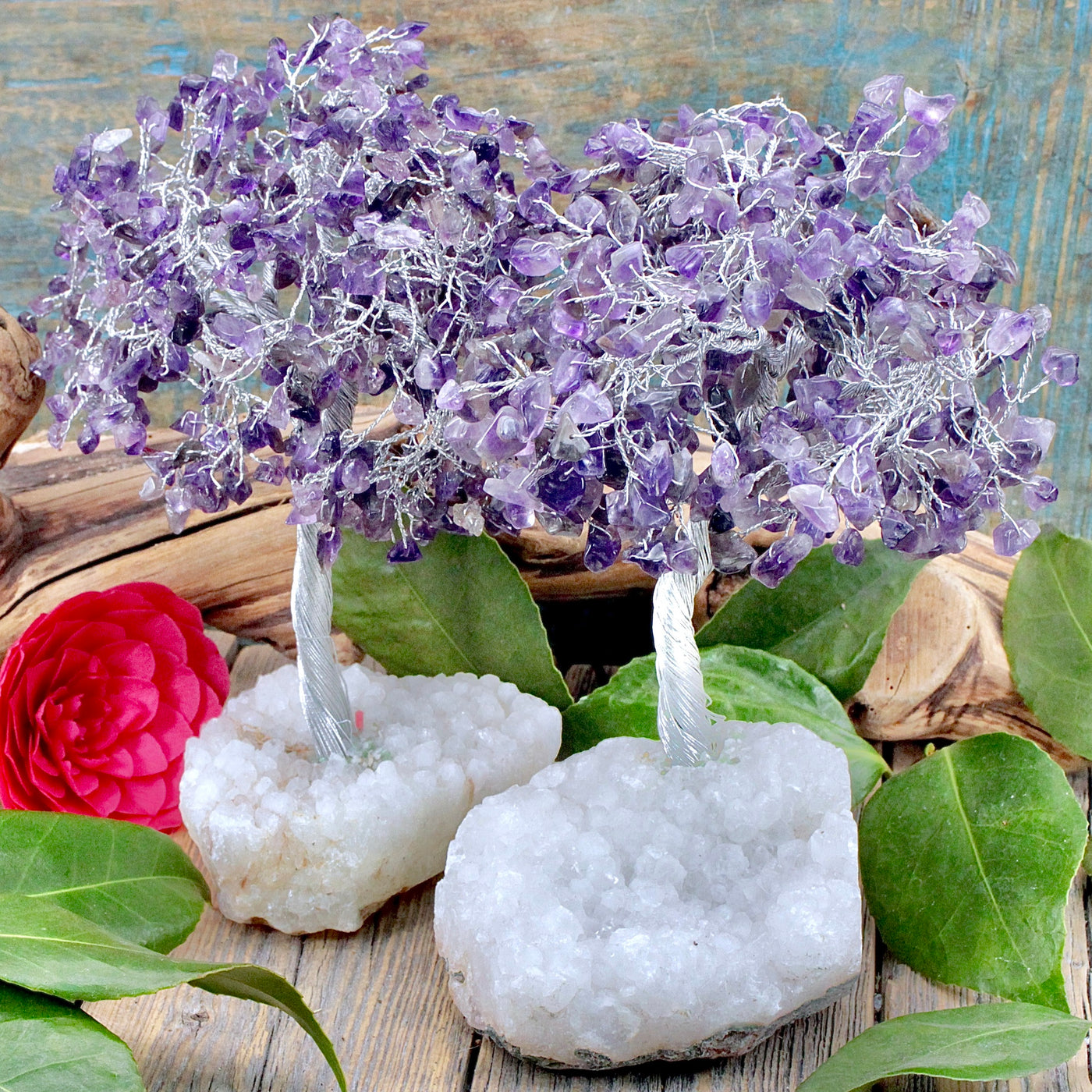Amethyst Tree with Zeolite Base