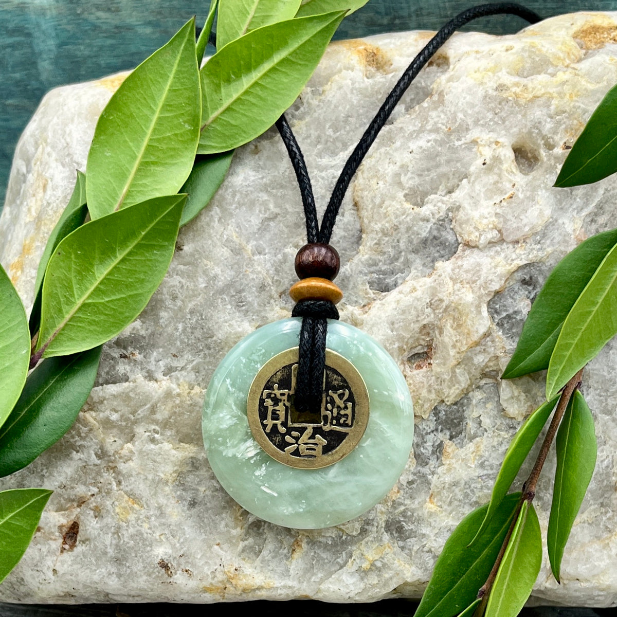 Angels Infinite Stone Necklace - Sacred Earth Amulet
