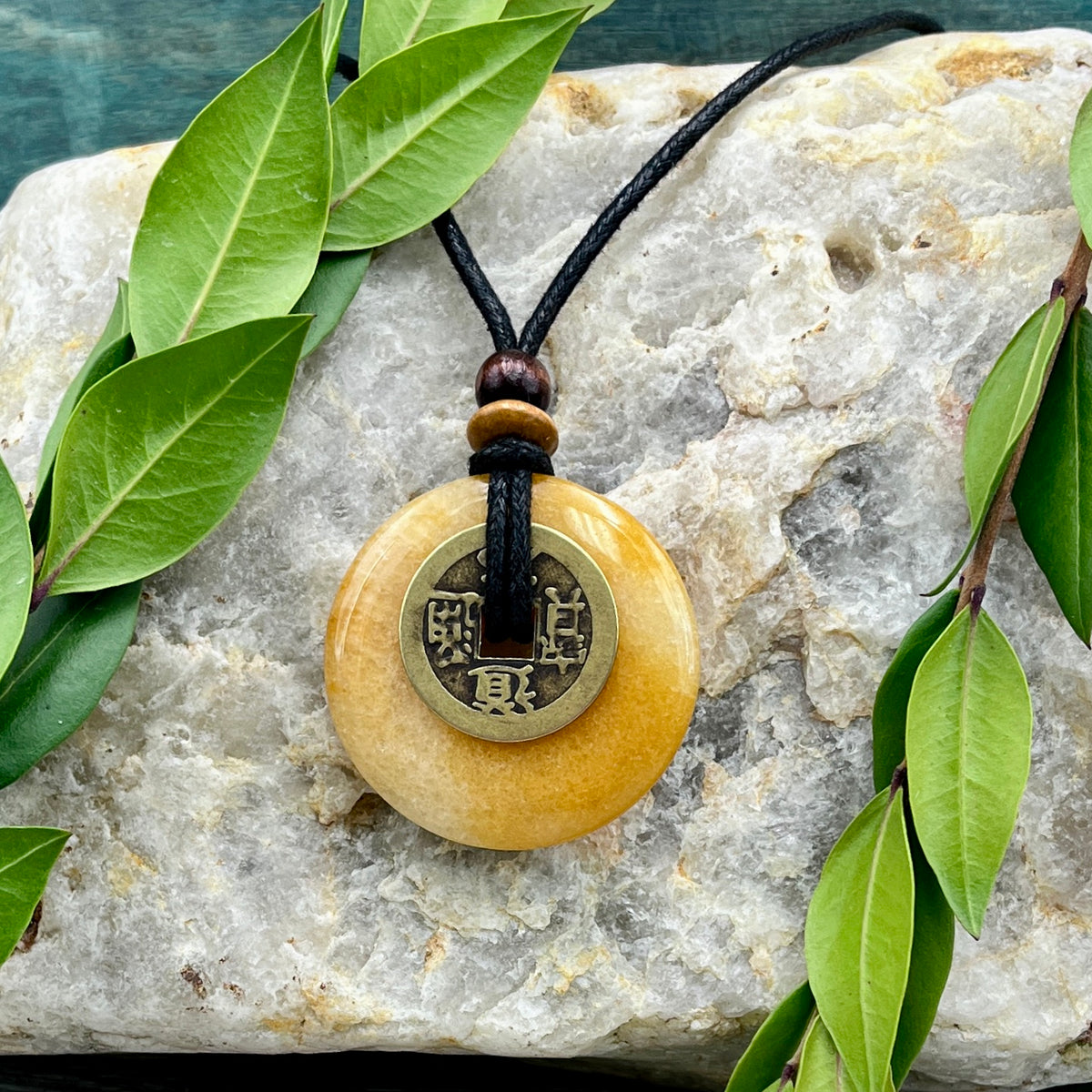 Joy Butterscotch Jasper Necklace - Sacred Earth Amulet