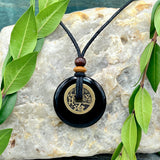 Protection Black Jasper Necklace - Sacred Earth Amulet