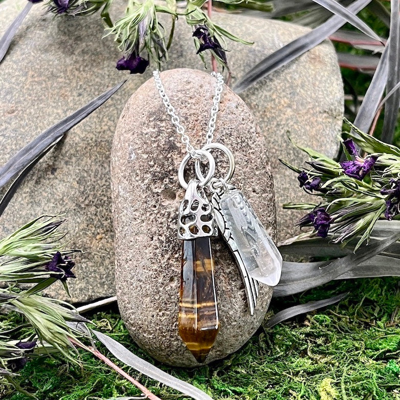 Tiger's Eye Guardian Stone Necklace