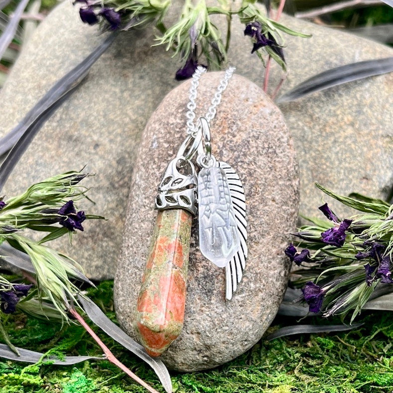 Guardian of Inner Harmony - Unakite - Small