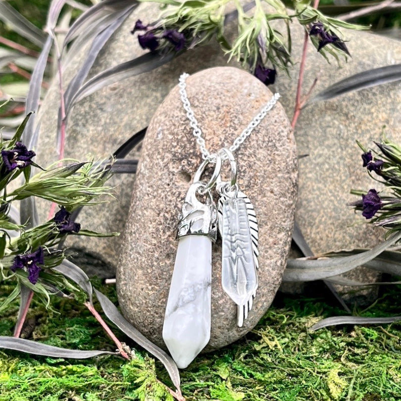 Howlite Guardian stone Necklace