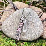 Guardian of Heart Healing - Rhodonite - Large