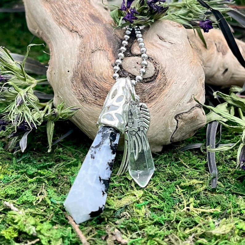 Guardian of New Beginnings - Moonstone - Medium