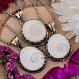 Shiva Eye Pendant - Tibetan Silver