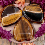 Tiger's Eye Heart-Shaped Worry Stone