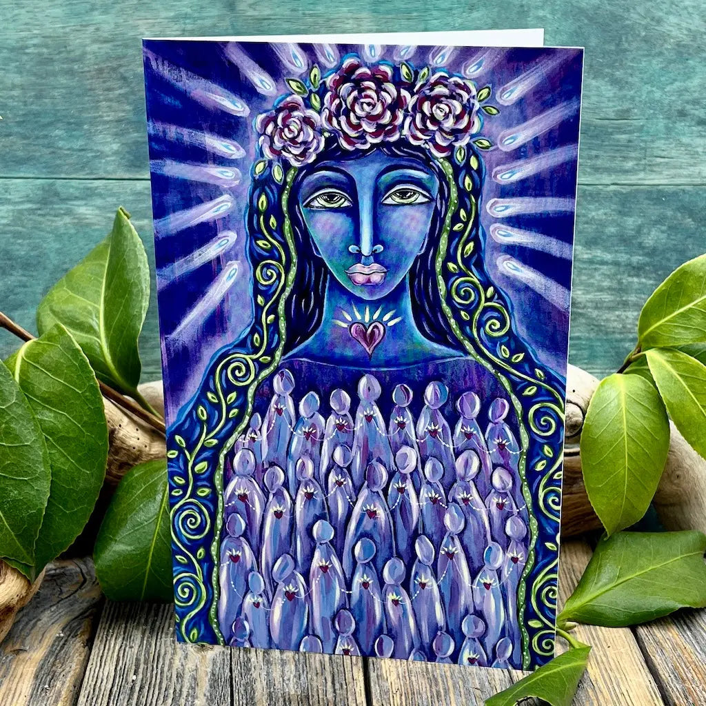 Heart To Heart - Blank Greeting Card