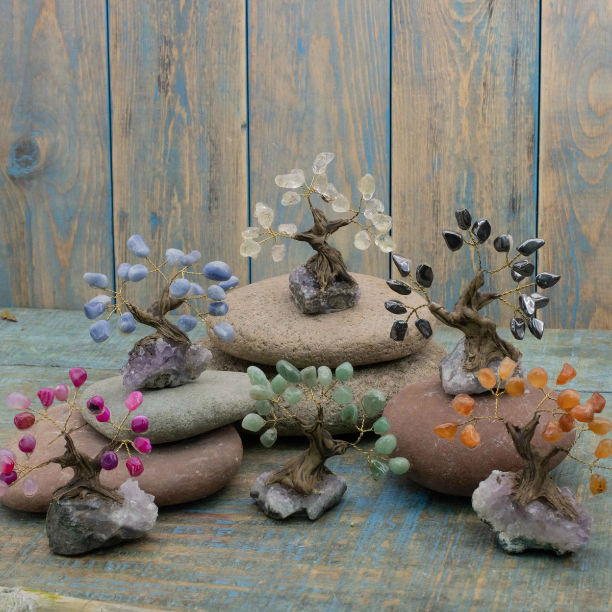 Crystal Tree with Amethyst Base - Small