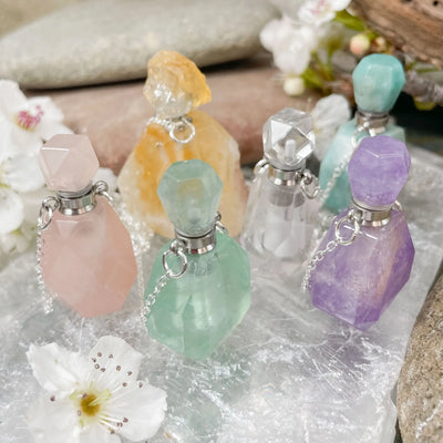 Crystal Vial Pendant Collection