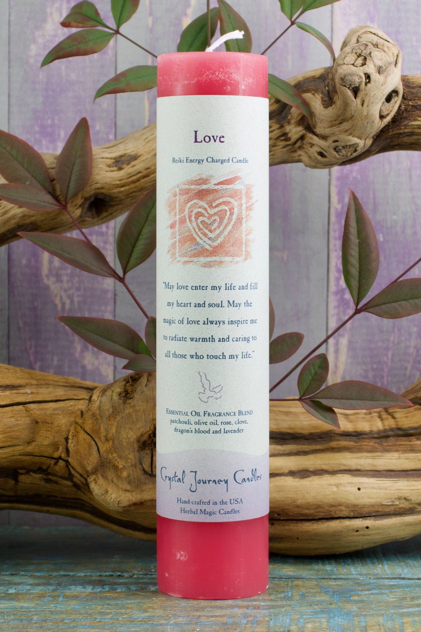Love Herbal Magic Candle