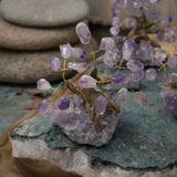 Crystal Tree with Amethyst Base - Small
