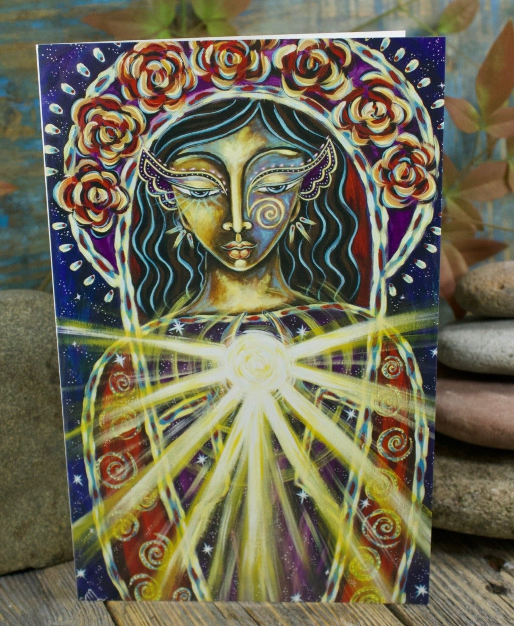 Healing Angel Blank Greeting Card