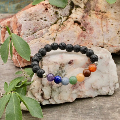 Lava & Chakra Bracelet