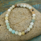 Matte Amazonite Bracelet - 6mm