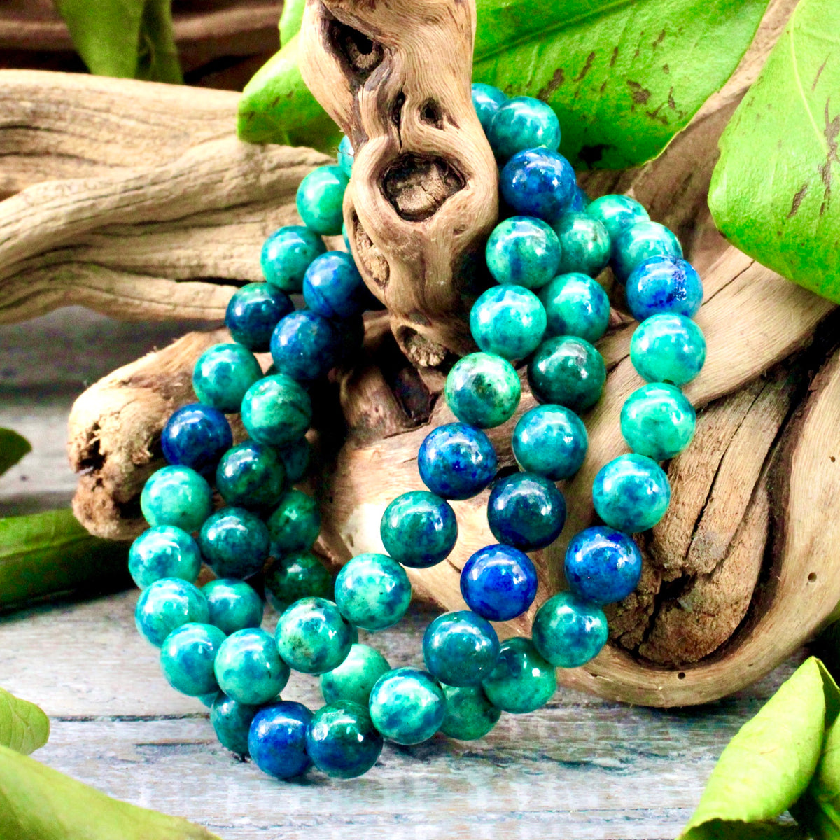 Chrysocolla Bracelet - 8mm
