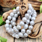 Gray Freshwater Pearl Bracelet