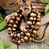 Brown Freshwater Pearl Bracelet