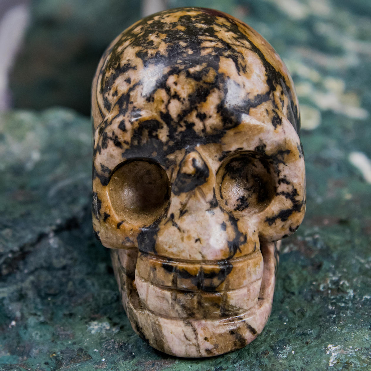 Rhodonite Mini Skull