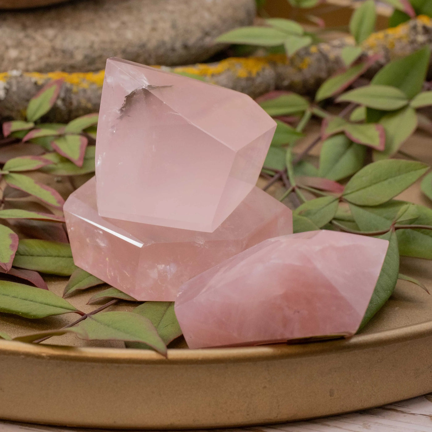 Rose Quartz Polygons
