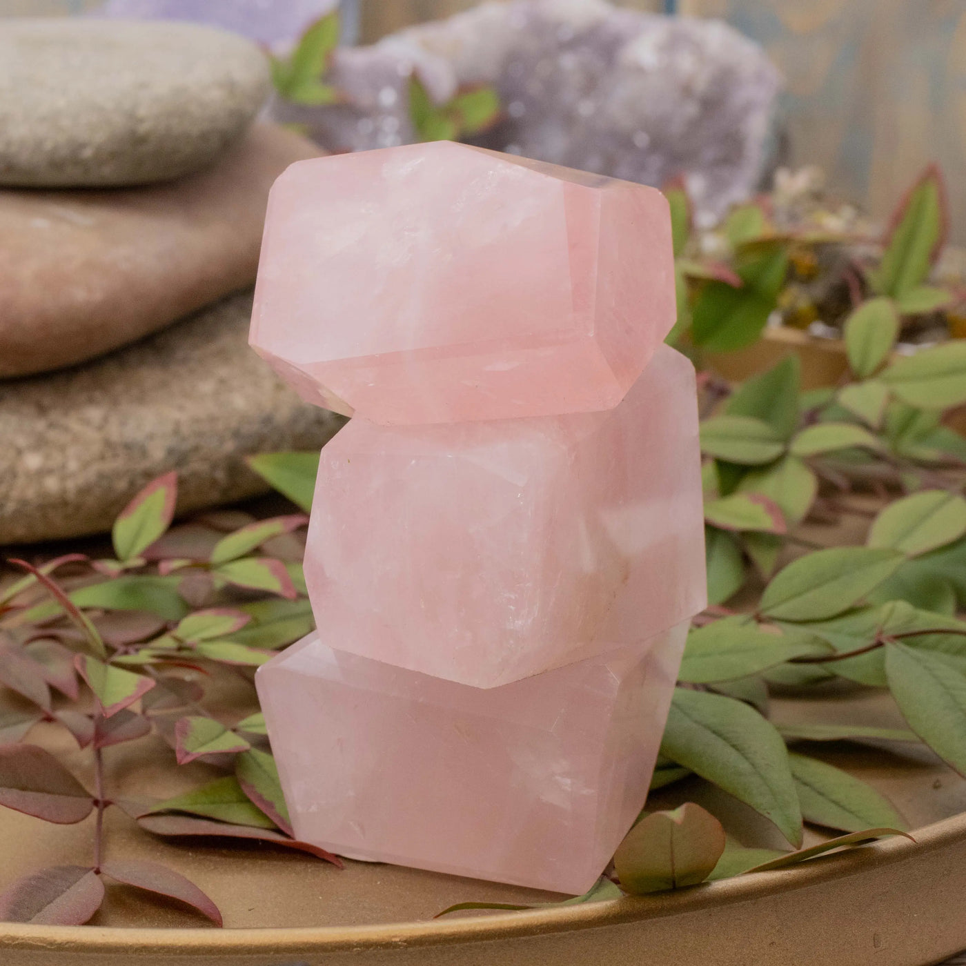 Rose Quartz Polygons