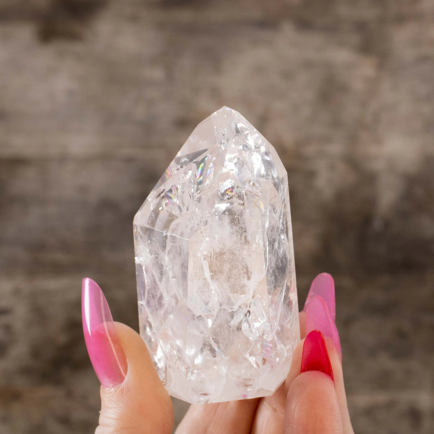Crackle Quartz Points