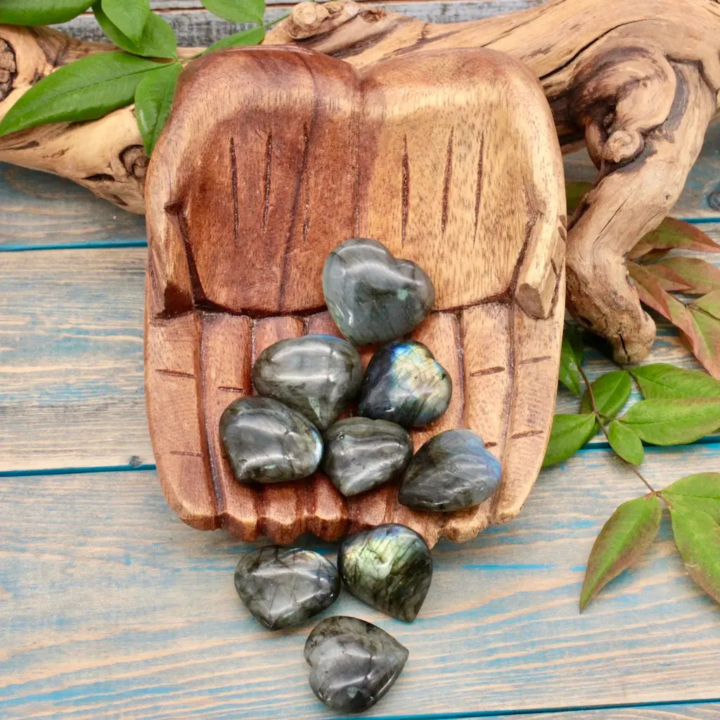 Labradorite Mini Heart
