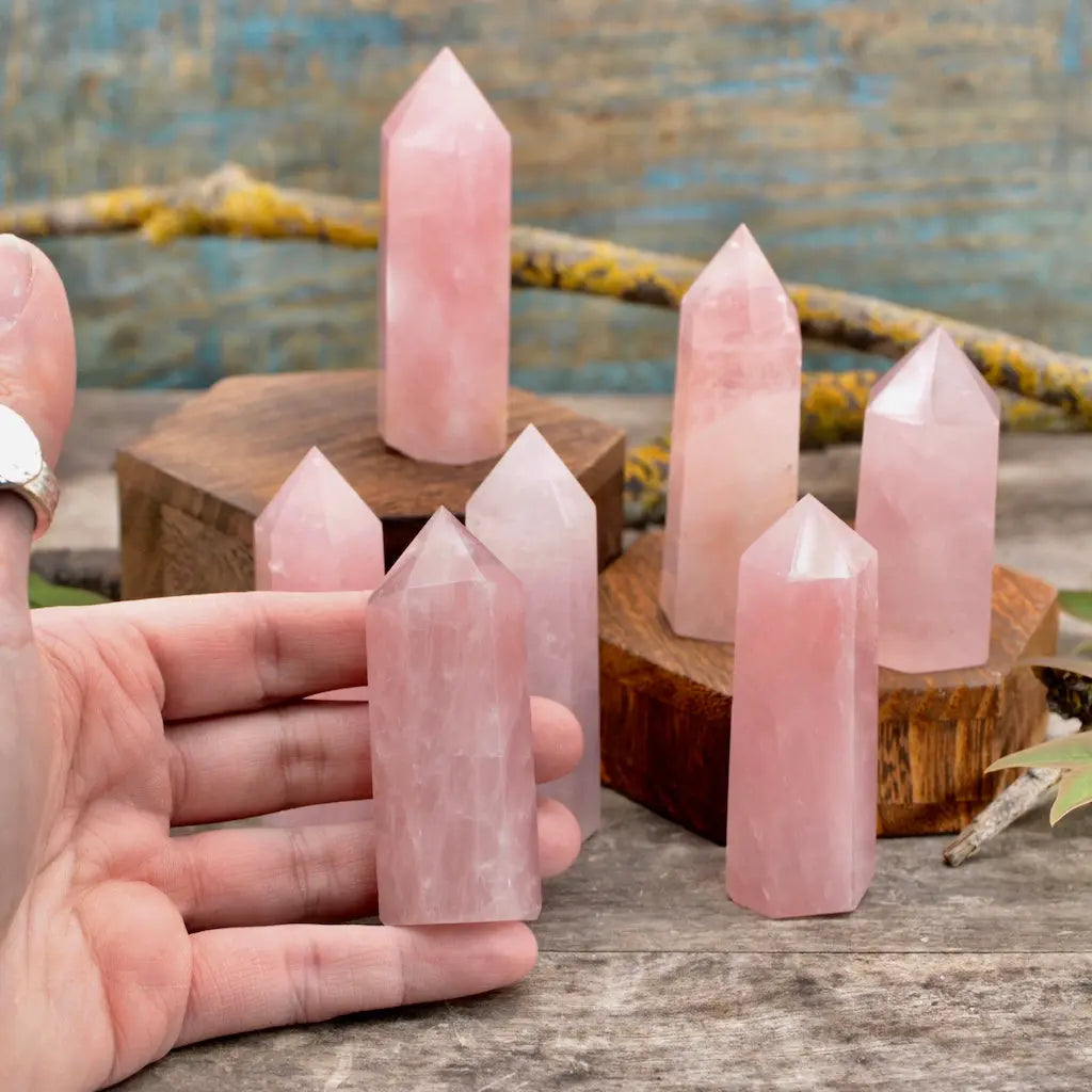Rose Quartz Tower hand