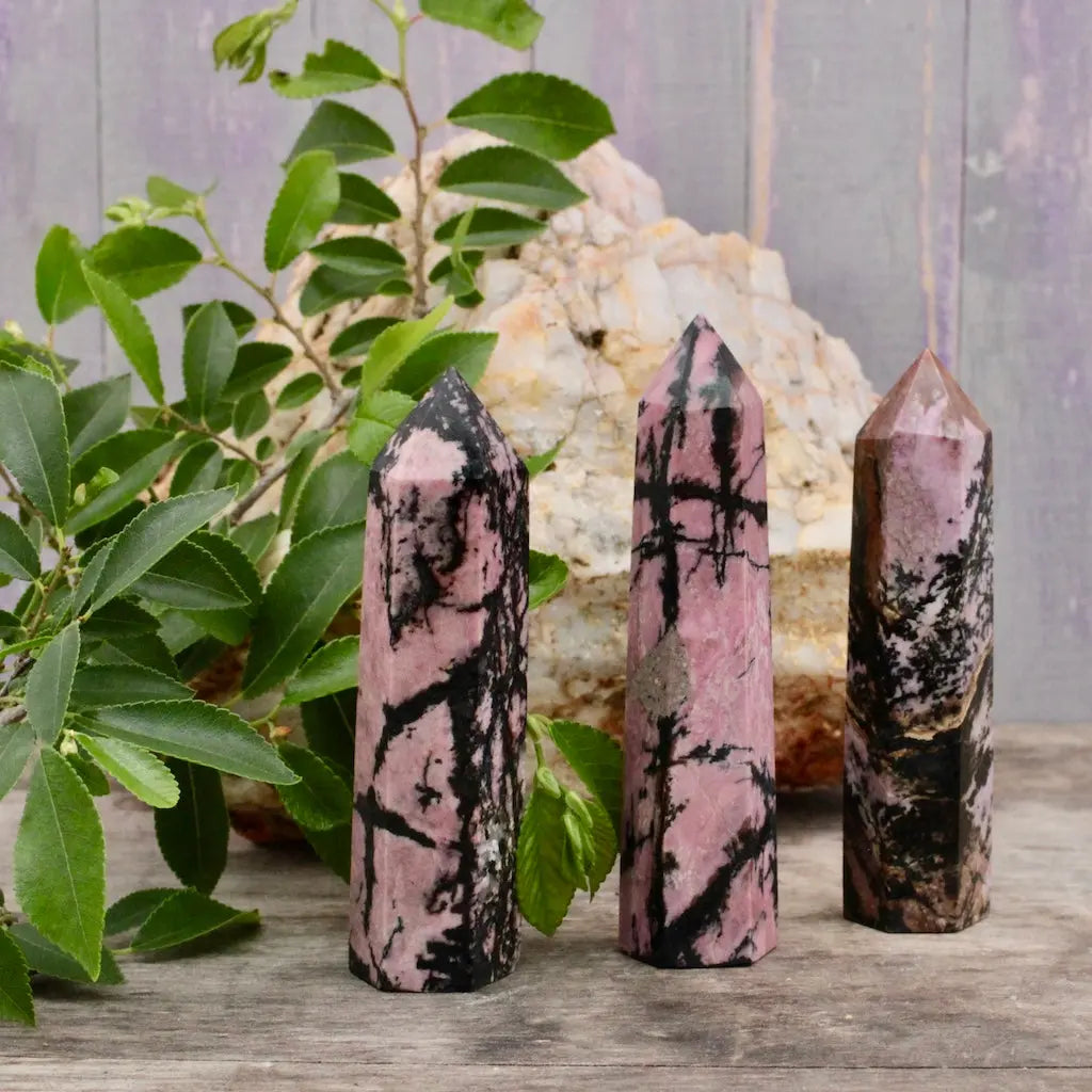 Medium Rhodonite Tower