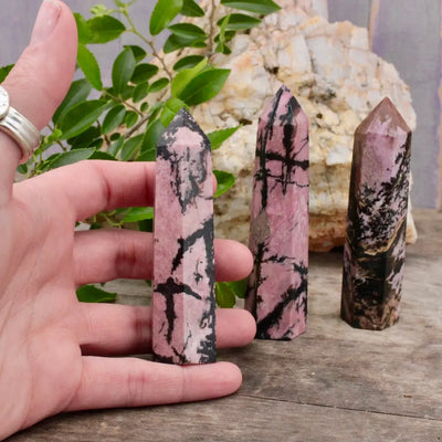 Medium Rhodonite Tower