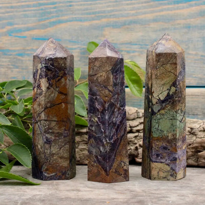 Brecciated Fluorite Tower, Small