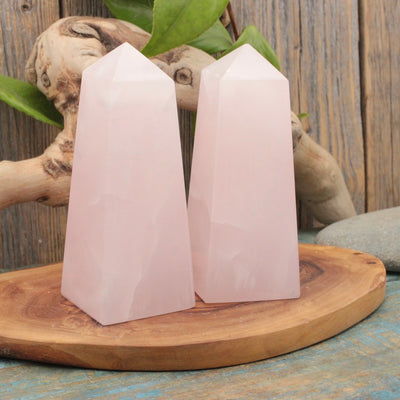 Pink Calcite obelisk  - Medium