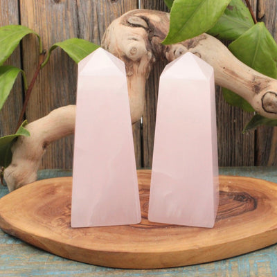 Pink Calcite Tower - Medium