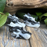 Zebra Jasper Dragon Head