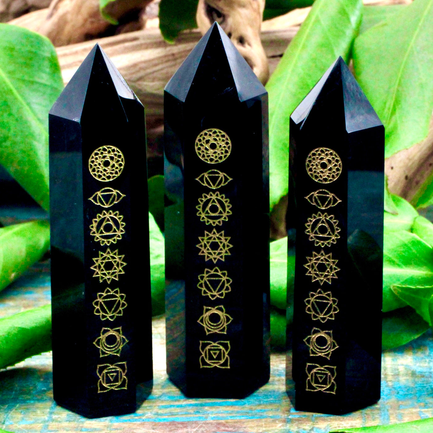 Obsidian Chakra Tower