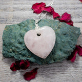 Rose Quartz Heart Necklace