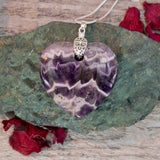 Amethyst Heart Necklace