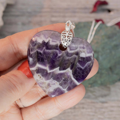 Amethyst Heart Crystal Dreams Pendant