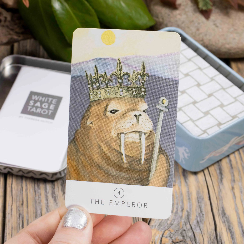 White Sage Tarot card